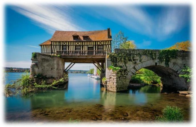 La Petite Maison De Giverny - Gite De Charme 5 Etoiles Au Coeur Du Village - 3 Chambres エクステリア 写真